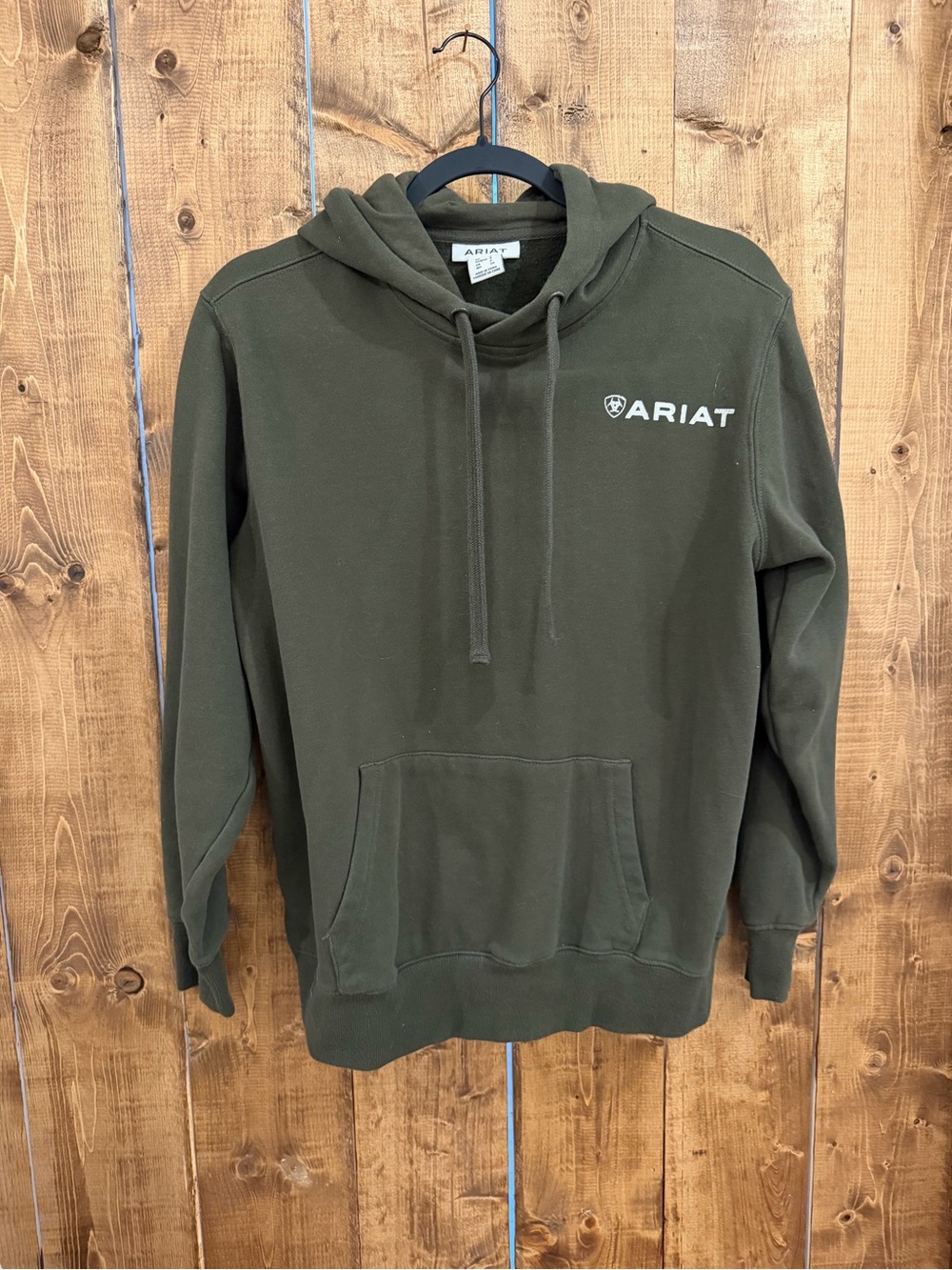 Ariat Women’s Olive Green Hooded Pullover Shirt